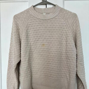 🤍✨ LULULEMON "TEXTURE PLAY CREW" KNIT SWEATER (XS/S) ✨🤍